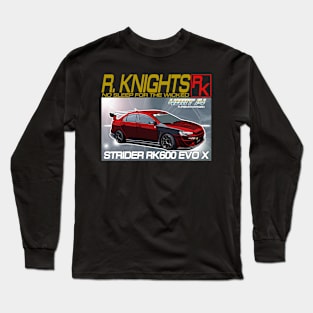 R.Knights Evo X Rally Red Long Sleeve T-Shirt